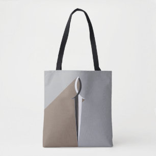Jesus Fish Sword Tote Bag