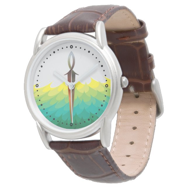 Jesus Fish Sword Watch (Angled)