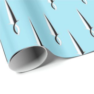 Jesus Fish Sword Wrapping Paper