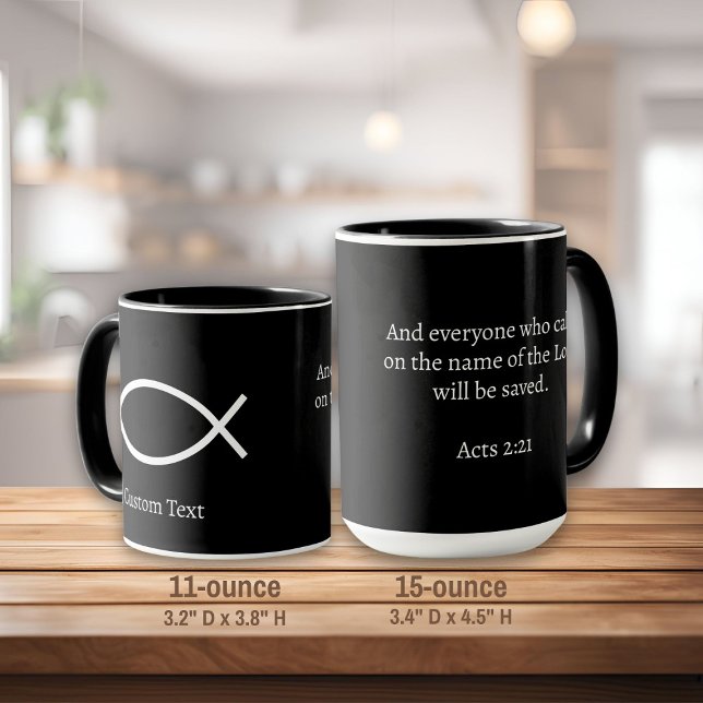 Jesus Fish Symbol Mug (Creator Uploaded)