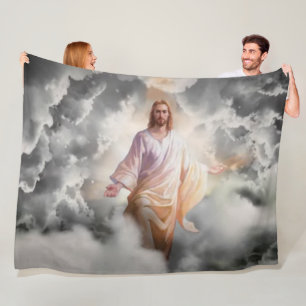 JESUS  FLEECE BLANKET