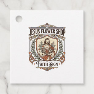Jesus Flower Shop Faith Sign Jesus Flower Shop Sig Favour Tags
