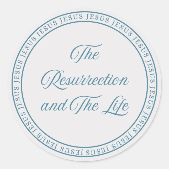 Jesus - Flush Seal Large (Front)