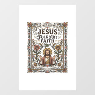 Jesus Folk Art Faith Jesus Folk Art Christian Fait