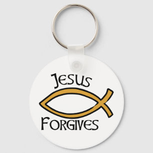 Jesus Forgives Key Ring