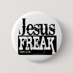 Jesus Freak 6 Cm Round Badge