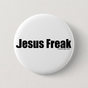 Jesus Freak Keychains 6 Cm Round Badge