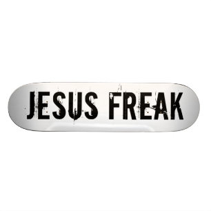 Jesus Freak White Skateboard