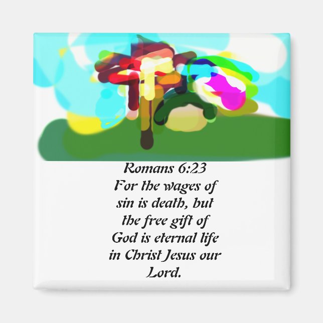 Jesus friend  magnet (Front)