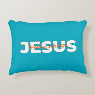 JESUS. Friend of SINNERS. Decorative Cushion