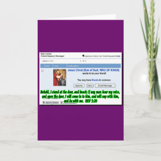 Jesus Friend Request Invitation