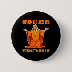 Jesus Funny Trump 2  6 Cm Round Badge