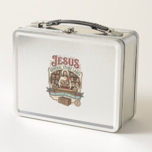 Jesus General Store Label Jesus General Store Chri Metal Lunch Box