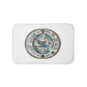 Jesus Gentle Movement Wellness Shirt Faith Based D Bath Mat