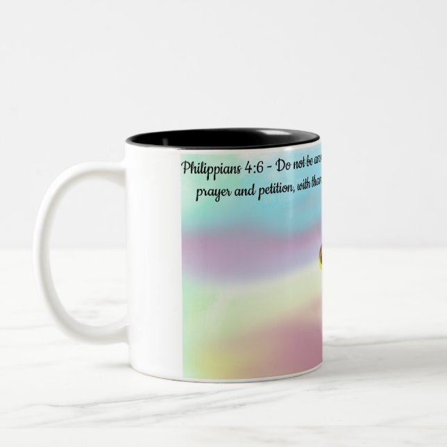 jesus get this  Two-Tone coffee mug (Left)