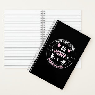 Jesus Girl and Acro dance Girl Funny  Notebook