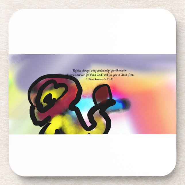 jesus give  coaster (Front)