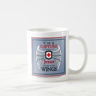 Jesus Gives You Wings - Rapture Coffee Mug