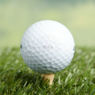 JESUS GOLF BALLS