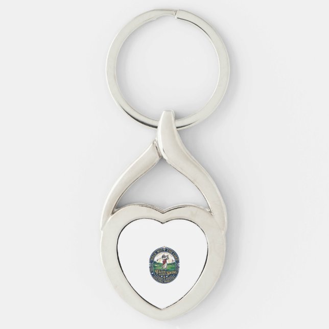 Jesus Golf Shirt Faith Based Design_1 Key Ring (Front)