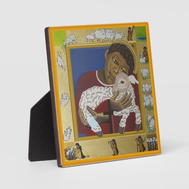 Jesus Good Shepherd Plaque (Front)