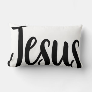 Jesus Gospel Graphics Aesthetic Christian Quotes Lumbar Cushion