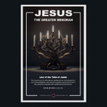 Jesus - Greater Menorah Poster<br><div class="desc">Jesus - Greater Menorah</div>