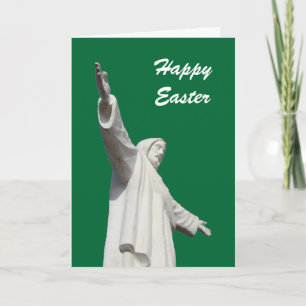 jesus green easter holiday card