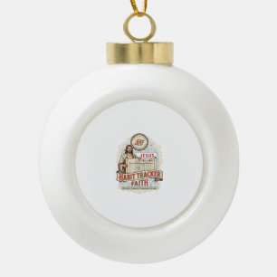 Jesus Habit Tracker Faith Jesus Habit Tracker Chri Ceramic Ball Christmas Ornament
