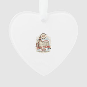 Jesus Habit Tracker Faith Jesus Habit Tracker Chri Ornament