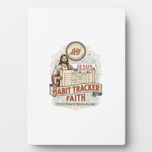 Jesus Habit Tracker Faith Jesus Habit Tracker Chri Plaque