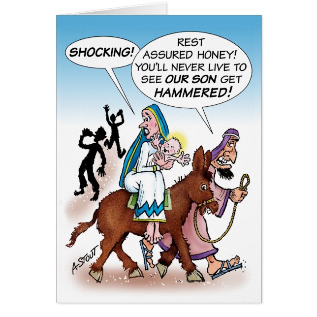 Jesus "Hammered"? - (Front)