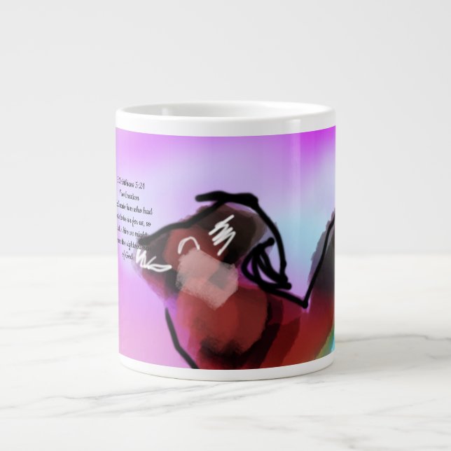 jesus hand large coffee mug (Front)
