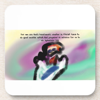 jesus handwork coaster
