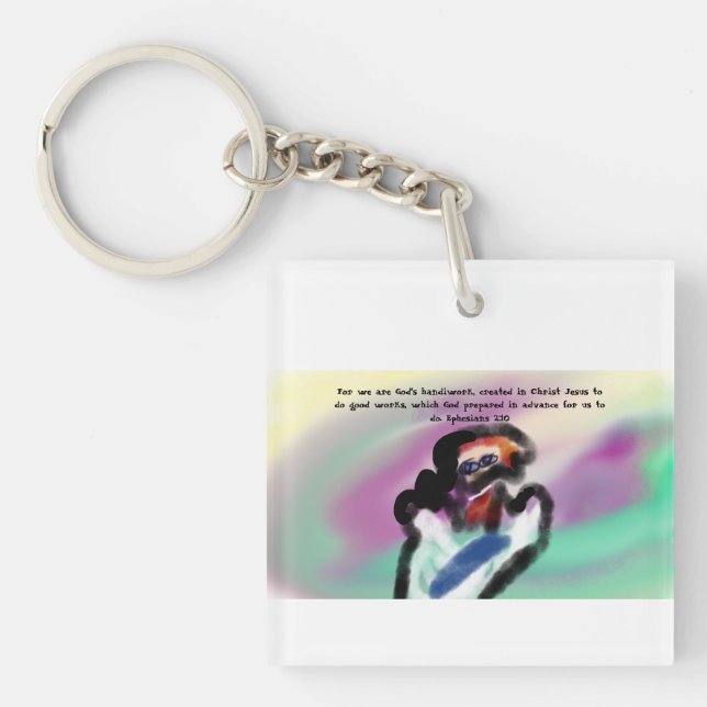 jesus handwork key ring (Front)