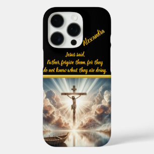 Jesus Hanging Over Still Reflective Waters iPhone 16 Pro Case