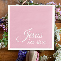 Jesus Has Risen  | Custom Pink Christian Easter 