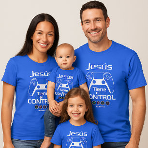 Jesus Has the Control - Christian Gamer Shirt with