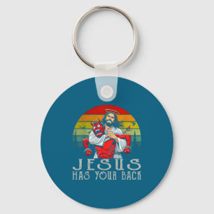 Jesus Has Your Back ! Jesus  Key Ring