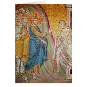 Jesus healing a leper