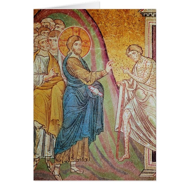 Jesus healing a leper (Front)