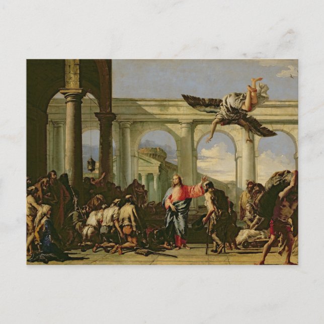 Jesus Healing the Paralytic at the Pool Postcard (Front)