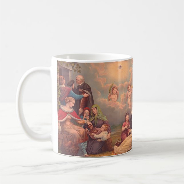 Jesus heals a biblical story coffee mug (Left)