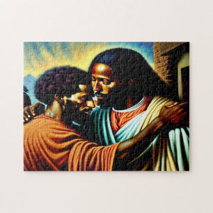 Jesus Heals a Blind Man Puzzle