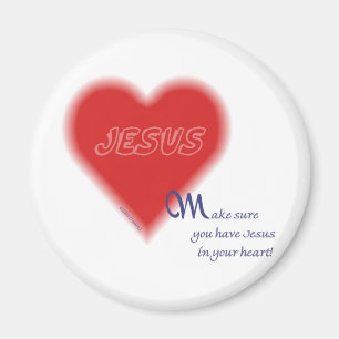 Jesus heart magnet