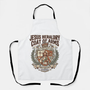 Jesus Heraldry Coat Of Arms Jesus Heraldry Coat Ar Apron