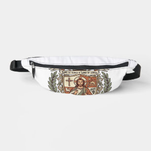 Jesus Heraldry Coat Of Arms Jesus Heraldry Coat Ar Bum Bags