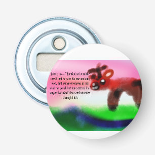 jesus here bottle opener
