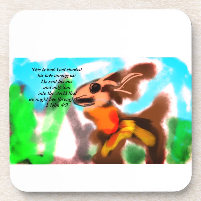 Jesus here joy coaster (Front)