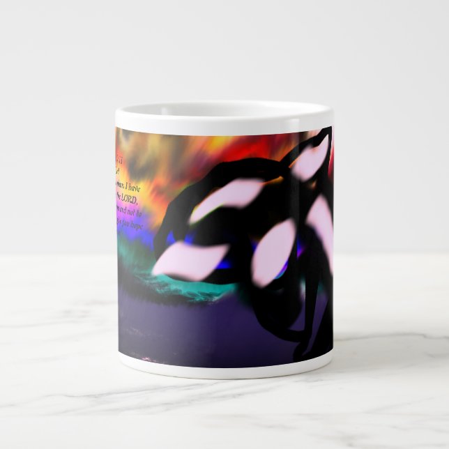 jesus here  large coffee mug (Front)